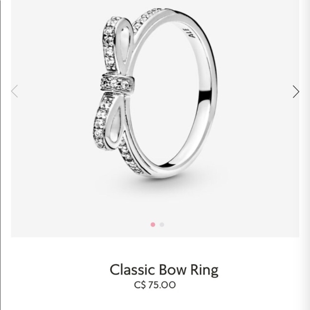 Pandora sterling silver ring